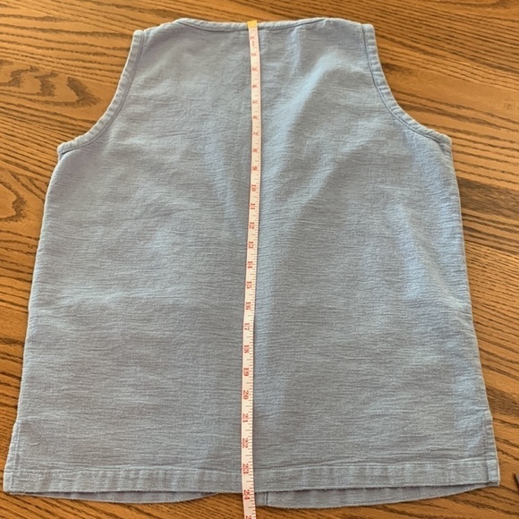 Mackinac Island vest size M open front lake blue logo Mackinac on front chest - Picture 7 of 8